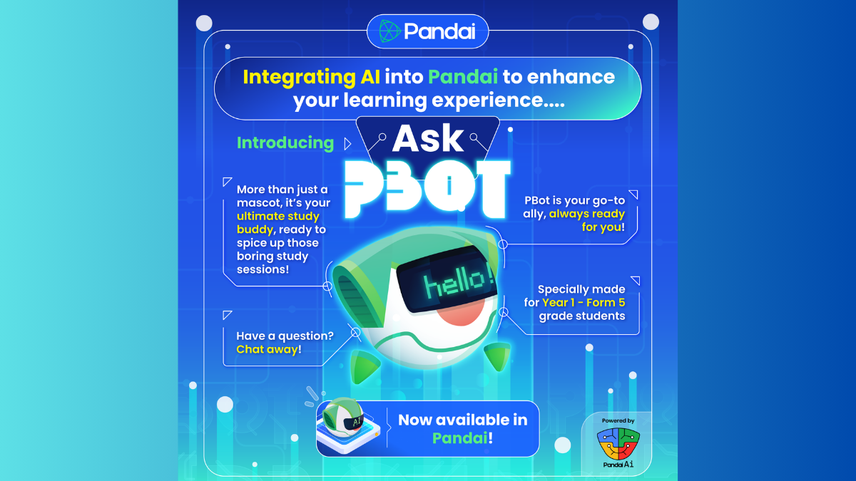 Pbot Jr. Design Meet Ask PBot: Your Ultimate Study Buddy in Pandai! - Pandai Blog