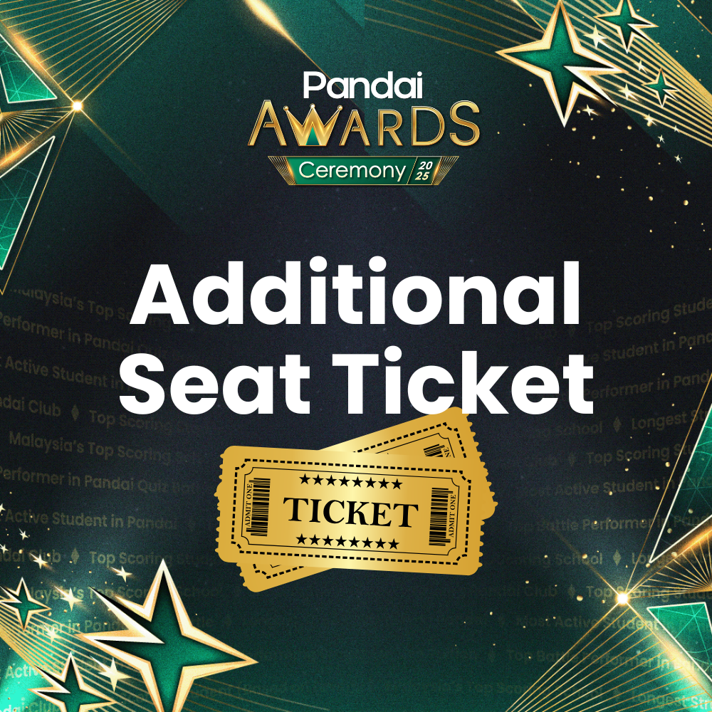 Additional Seat Ticket - Pandai Awards Ceremony 2025